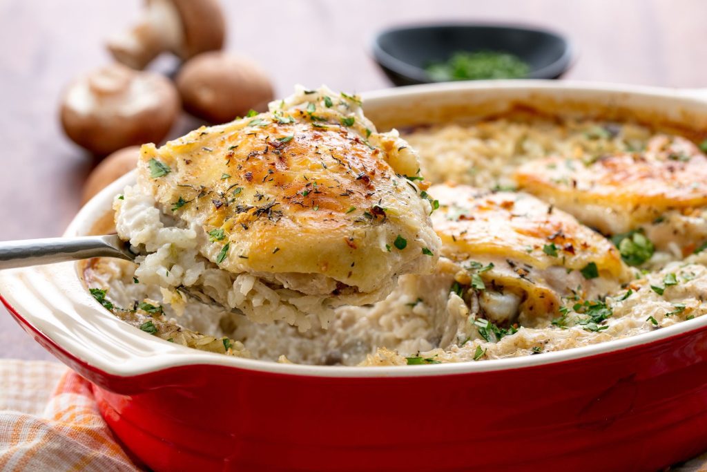 Delicious And Easy Chicken Rice Casserole AllSpice Blog