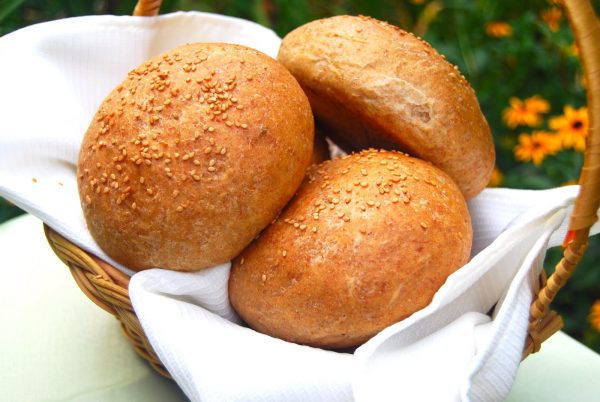 Whole Wheat Hamburger Buns Recipe