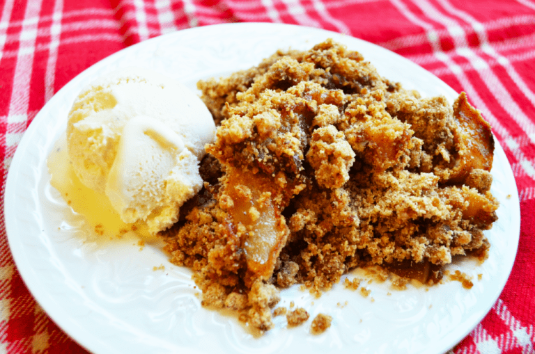 Picture of Apple Crisp Without Oatmeal Recipe - AllSpice Blog