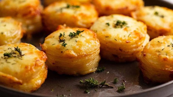 Mini Potato Dauphinoise (Gratin Stacks) Recipe - AllSpice Blog