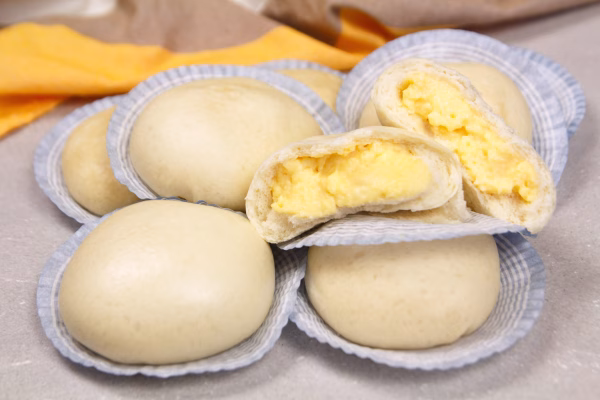 Steamed Custard Buns Recipe