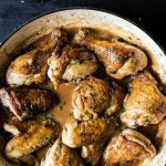 French Chicken with Vinegar Pan Sauce Recipe