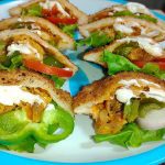 Malai Chicken Bread Pocket Recipe