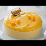 Mango Passion Fruit Mousse Cake